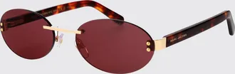 Marc Jacobs Occhiali da sole cat-eye ovali in metallo e acetato con lenti colorate