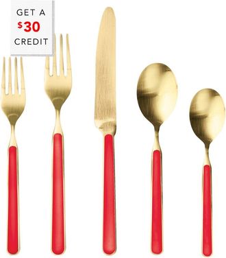 Mepra 5Pc Fantasia Ice Flatware Set With $30 Credit