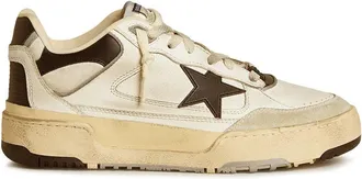 Golden Goose Forty2 Leather Upper Heel And Spur Suede Toe Rubber Star