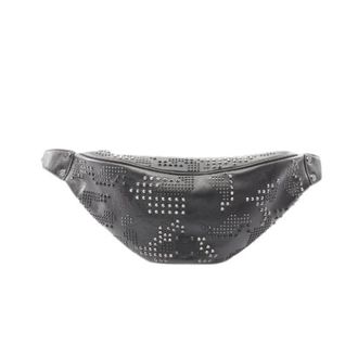 MCM Pre-owned Belt Bags, male, Black, Size: ONE SIZE Pre-owned Leather Waist Bag
