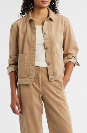 Eileen Fisher Corduroy Jacket in Biscuit at Nordstrom Rack, Size X-Large