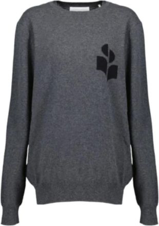 Isabel Marant Truien & Vesten, Heren, Grijs, M, Katoen, Evans Sweater