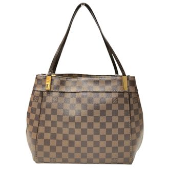 Louis Vuitton Brown Damier Canvas Tote Bag (Pre-Owned)