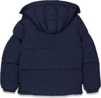 Diesel Padded Down with Attached Hood Down Jacket - Blue
