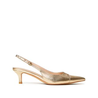 Twinset 50mm Leather Slingback Pumps