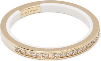 Maria Black 14kt yellow gold diamond ring - unisex - Diamond/14kt Yellow Gold - 54