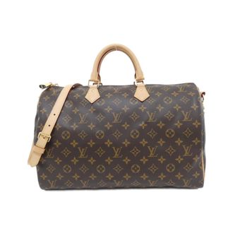 Louis Vuitton Brown Coated Canvas Boston Bag (Pre-Owned)