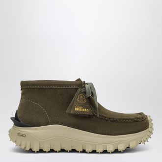 Moncler Stivali Trailgrip Wallabee GTX verdi in suede