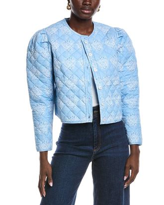 Sail to Sable Quilted Print Jacket
