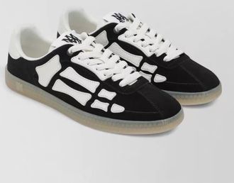 Amiri pacific bones low top sneakers rubber sole
