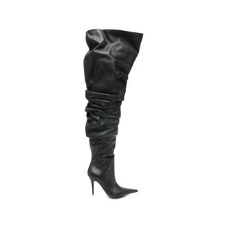 Amina Muaddi Anok Thing-high Heeled Boots