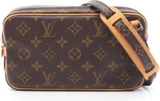 Louis Vuitton Pre-owned Cross Body Bags, female, Brown, Size: ONE SIZE Pre-owned Canvas louis-vuitton-bags