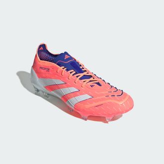 adidas adidas Performance Unisex Predator Elite Firm Ground Boots - Orange - Size UK 7.5