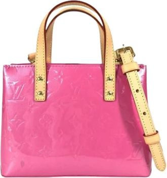 Louis Vuitton Pre-owned Vintage Canvas Handtas - Dames - Vintage Handtas - Roze - ONE Size - Vintage