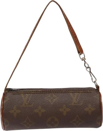 Louis Vuitton Mini Baby Papillon Brown Canvas Clutch Bag (Pre-Owned)
