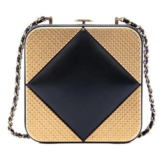 Chanel Pre-owned Vintage Crossbody Tas - Dames - Vintage Clutch - Veelkleurig - ONE Size - Leer - Vintage