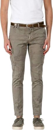 Mason's Slim-fit Broeken - Heren - Slim Fit Broeken - Groen - 2XL - Broeken