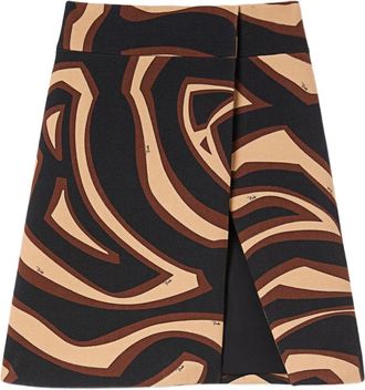 Pucci Minigonna con stampa - Nero