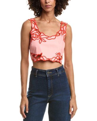 Cinq &agrave; Sept Trailing Peonies Bonita Top
