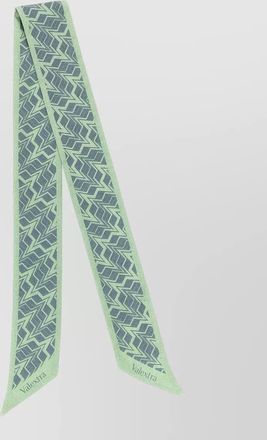 Valextra astratto silk ribbon chevron pattern lightweight