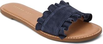 Jack Rogers Rozette Slide Sandal in Midnite at Nordstrom, Size 6.5