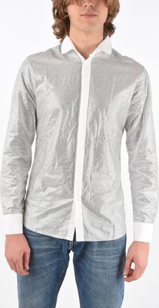 Philipp Plein DIAMOND CUT Camicia Gioiello con Collo Francese Philipp Plein