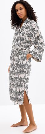 Miiyu Womens Tropical expression flowy robe