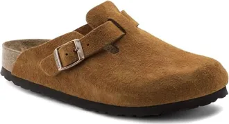 Birkenstock Womens Boston Clog In Mink