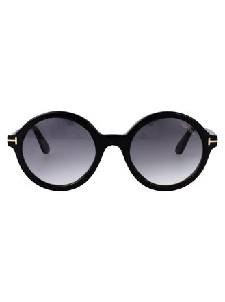 Tom Ford Round Sonnenbrille ft0602 01 a