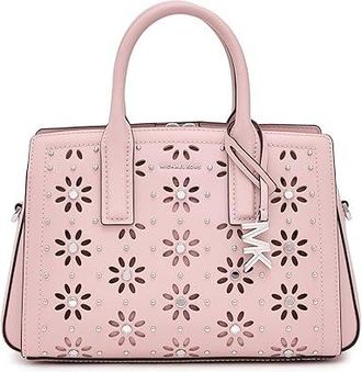 Michael Kors Laila Small Satchel Satchel Womens Handbags Smokey Rose 1, Polyester/Twill