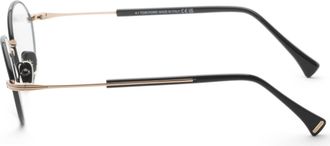 Tom Ford FT5973B00549 Round Metal Frame Eyeglasses - Black
