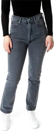 Citizens Of Humanity Charlotte Slim-fit Jeans - Dames - Slim Fit Jeans - Grijs - W29 - Leer - Jeans