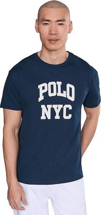 Polo Ralph Lauren Classic Fit Jersey Graphic T-Shirt Mens Clothing Cruise Navy : 2XL, Cotton