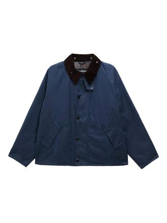 Barbour corduroy collar cotton jacket - Blue