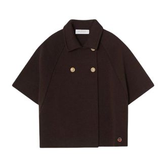 Busnel Chaqueta Cl&aacute;sica de Punto - Jackets - Mujer - Marr&oacute;n - L