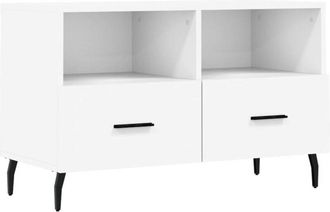 vidaXL Tv Cabinet White 80x36x50 cm Engineered Wood Vidaxl