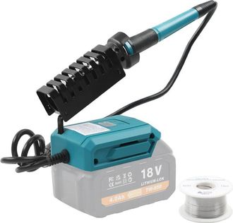 OEM Soldador Inal&aacute;mbrico De 60 W: Temperatura Ajustable, Calentamiento Ultrarr&aacute;pido, Compatible Con Bater&iacute;as Makita. Ligero Y Port&aacute;til
