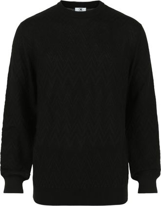 M Missoni Crochet Knit Sweater