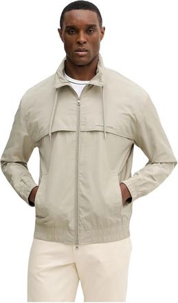 Michael Kors Windbreaker - Heren - Zomerjassen - Groen - S - Polyester - Jassen