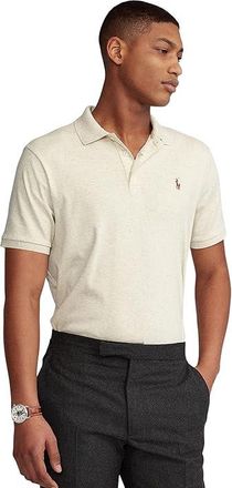 Polo Ralph Lauren Classic Fit Soft Cotton Polo Mens Clothing American Heather : 2XL