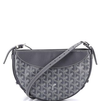 Goyard Hirondelle Shoulder Bag Coated Canvas and Leather
