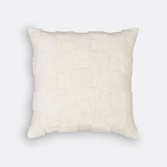 La Redoute Interieurs Kussenhoes in getuft katoen 65x65 cm, Renzo