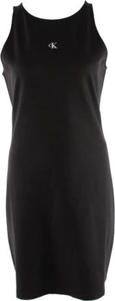 Calvin Klein Korte Jurk - Dames - Korte kleedjes - Zwart - L - Kleedjes
