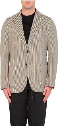 Circolo 1901 Pinstripe Blazer - Heren - Blazers - Veelkleurig - L - Katoen - Jassen