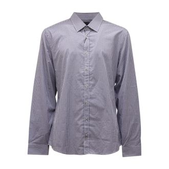 Gucci Slim Shirt - Heren - Casual Overhemden - Blauw - 3XL - Overhemden