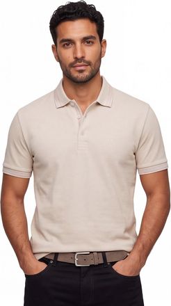HUGO BOSS Boss Green Paddy normale fit beige effen katoen