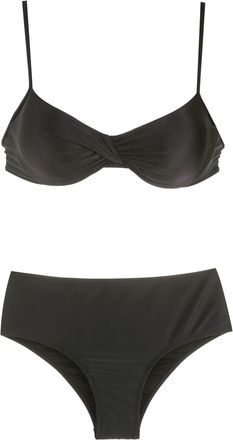 Lygia & Nanny Veronica mid-rise bikini - women - Polyamide/Spandex/Elastane - 40 - Black