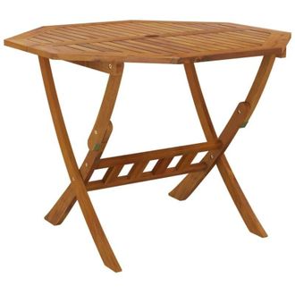 vidaXL vidaXL Folding Garden Table 90x75 cm Solid Wood Acacia