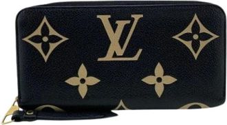 Louis Vuitton Pre-owned Wallets, female, Black, Size: ONE SIZE Pre-owned Vintage Leather Wallet