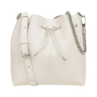 Lancaster Pur & Element City Bucket Bag - Dames - Tassen - Beige - Maat: ONE Size Leer